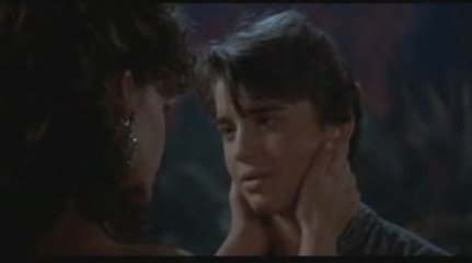 Kelly Lebrock Kissing boy - Weird Science