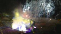 Johnny Hallyday Marseille feux d'artifices