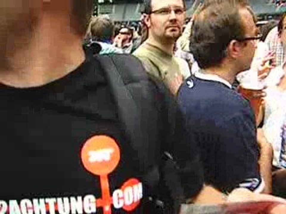 u2 concert paris 11/07/2009 360°tour course fosse entrée