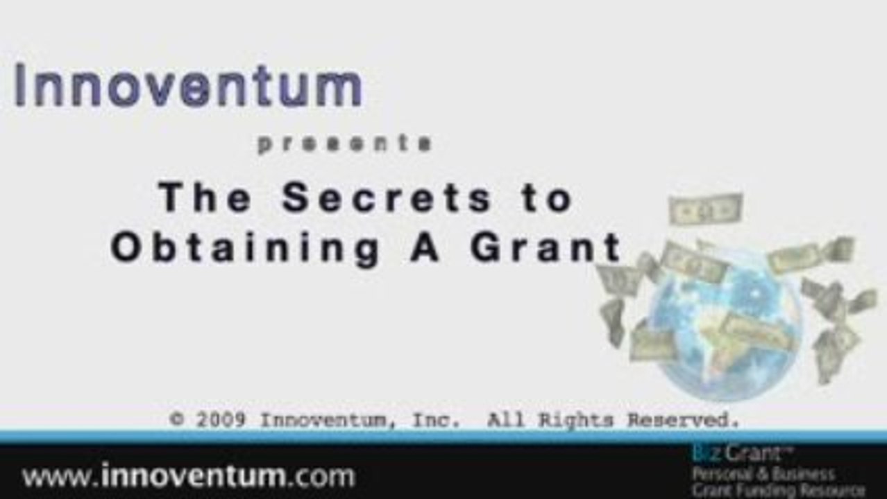 GOVERNMENT GRANTS -- FREE MONEY