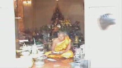 Buddhist Monk In A Temple In Bangkok