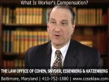 Maryland Attorneys: What is Worker's Compensation?