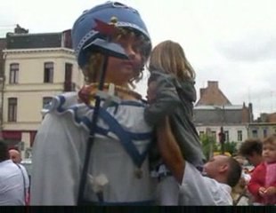 Douai-Gayant -le baiser à Binbin