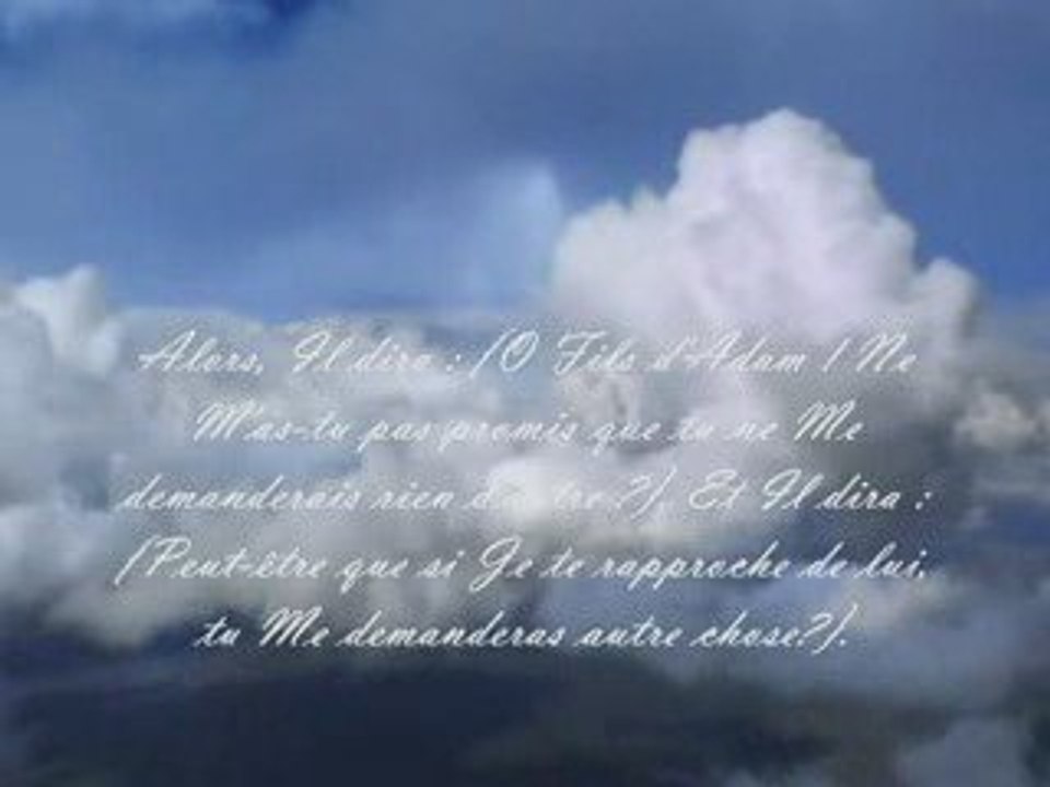 La dernière personne qui entre au Paradis