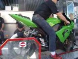 Zx10R K4 sur banc => 178ch , 302km/h Chrono