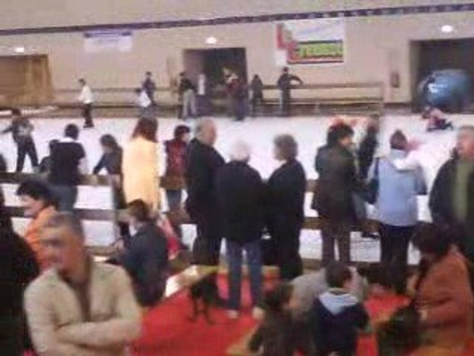 patinoire, patinage à la nef au Creusot