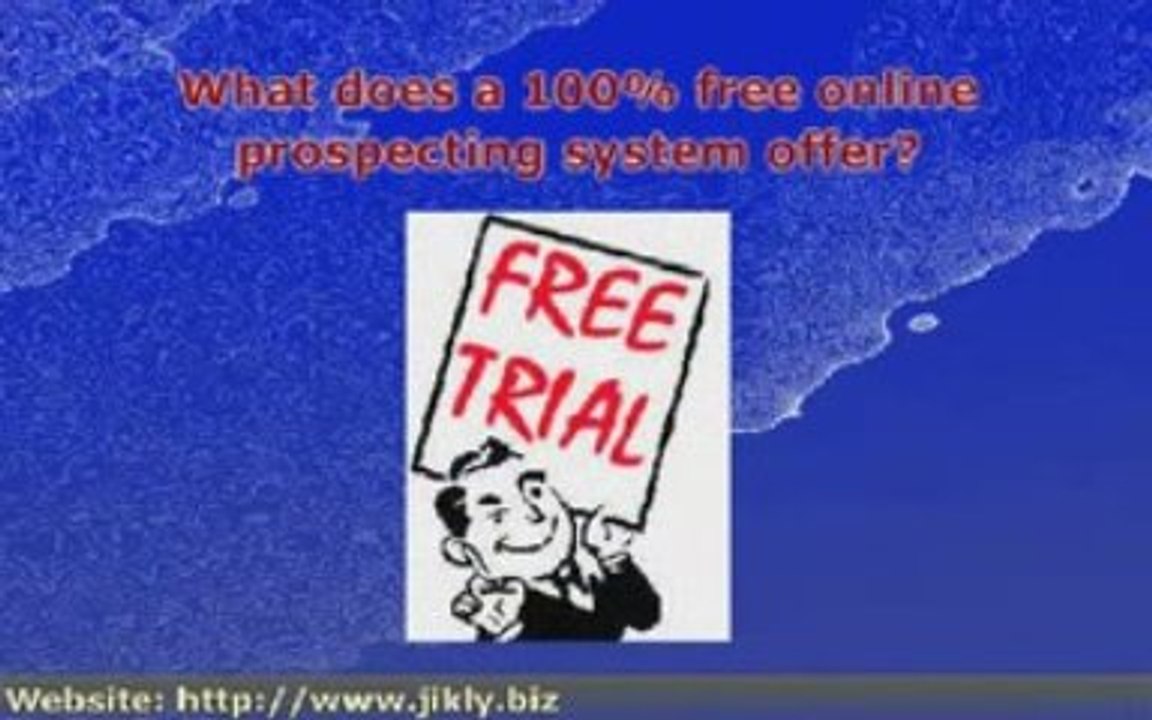 Free Online Prospecting Systems - Works 100%