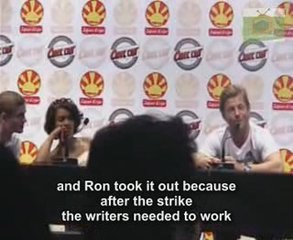 BSG @ Comic Con France: Jamie Bamber&Kandyse McClure, part 7