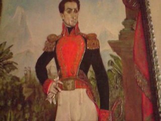 Simon Bolivar, pintura de Carlos Lecca