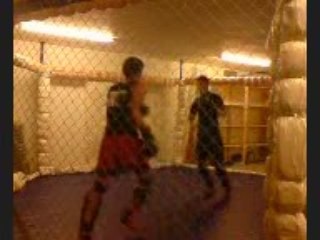 Frendly sparring: MMA vs Kickboxing