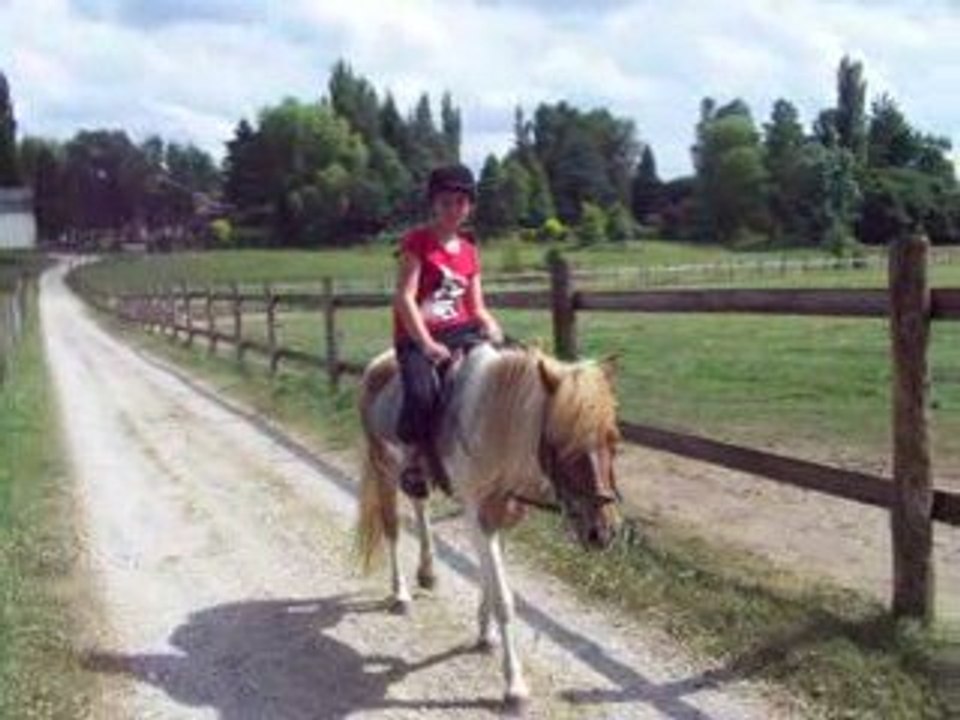 Mathis au poney