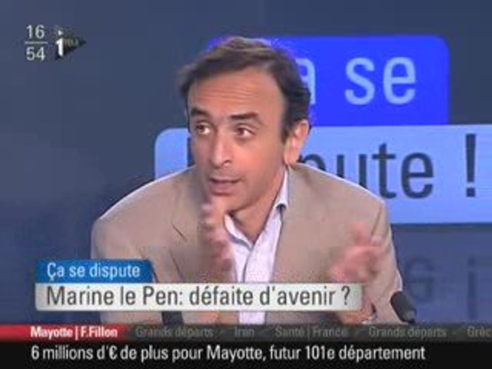 Suite 2 - Ça se dispute - Zemmour FN 100% démocratique