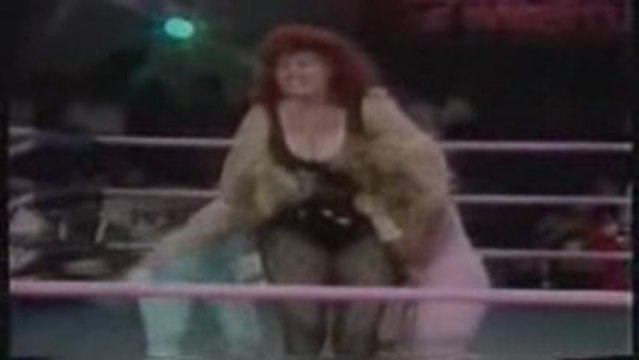 Matilda The Hun vs Southern Belles (GLOW Wrestling)