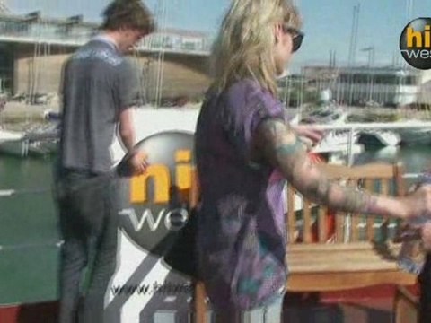 Hit West Back Stage aux FRANCOS 2009 : COEUR DE PIRATE