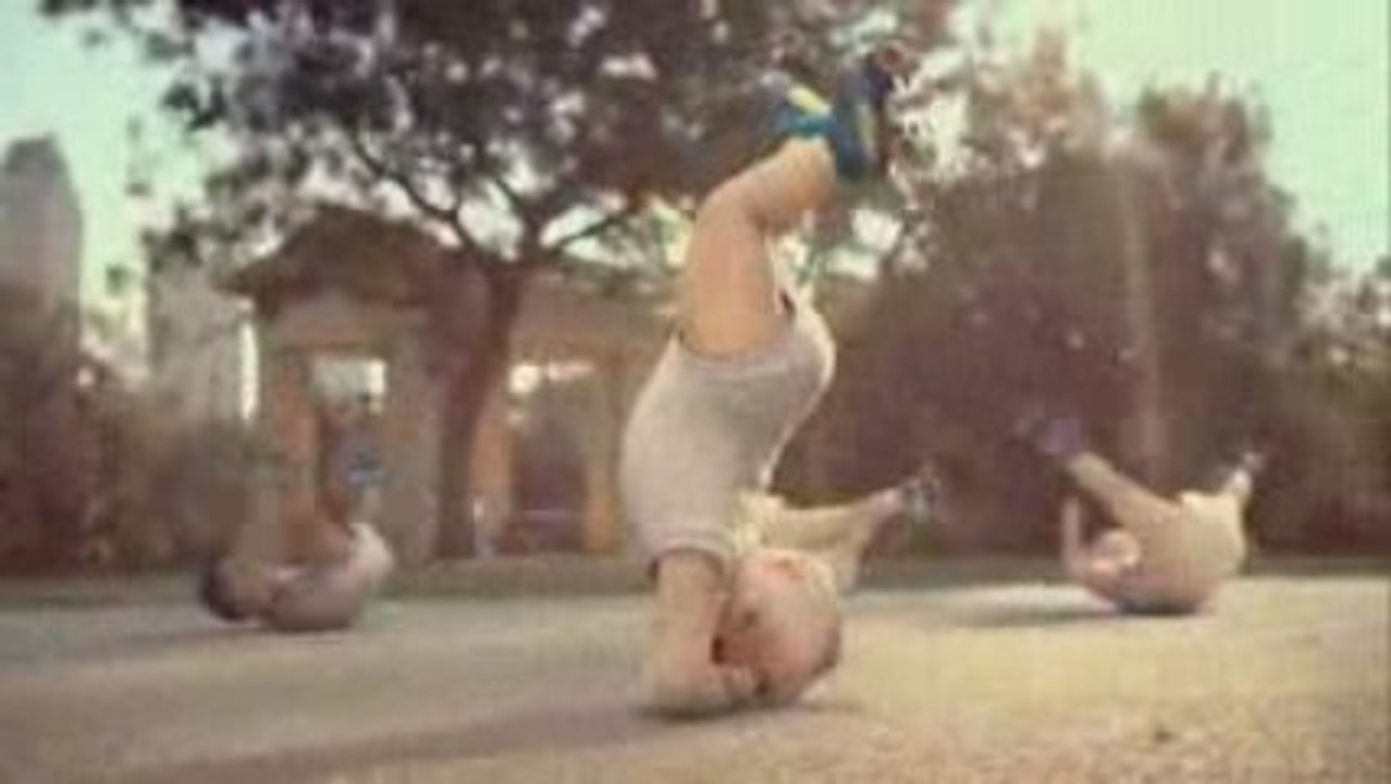 Evian water - baby advertisment