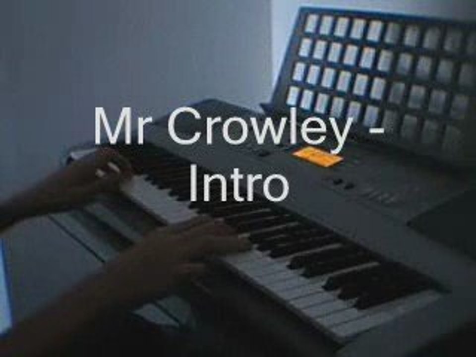 Anghell : Mr Crowley Intro Synthé