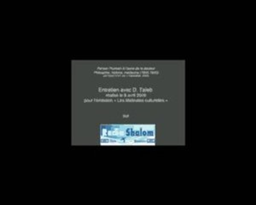 Penser humain douleur Itw Ophir Levy RadioShalomDijon 2/2