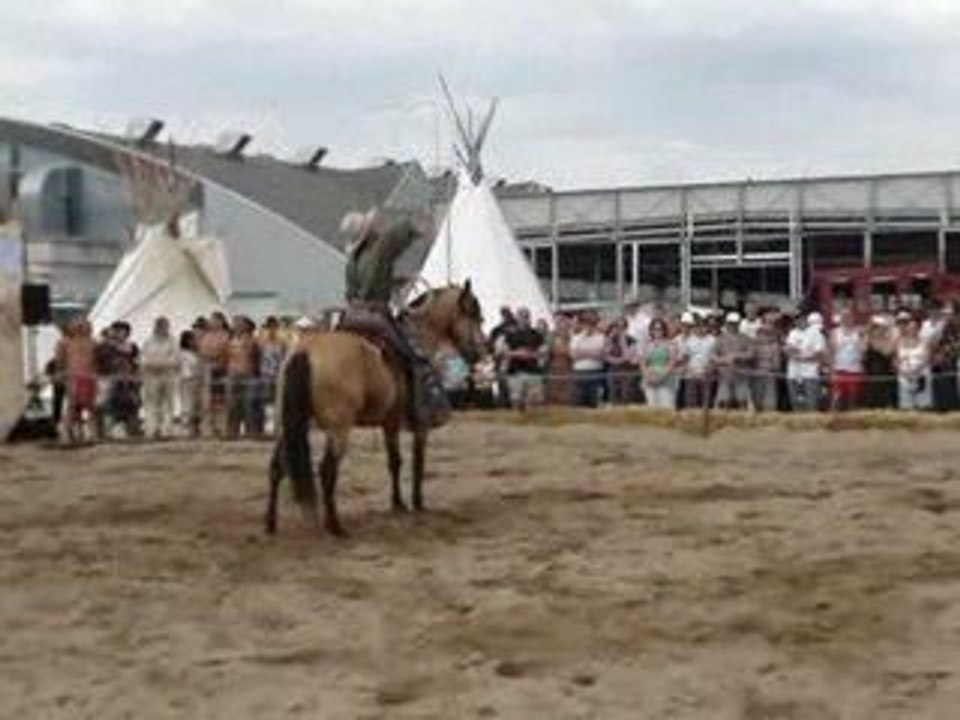 animation équestre festival Tours country & bike 2009