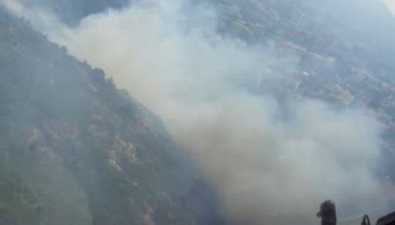 Feu à Marseille 12 juil 09