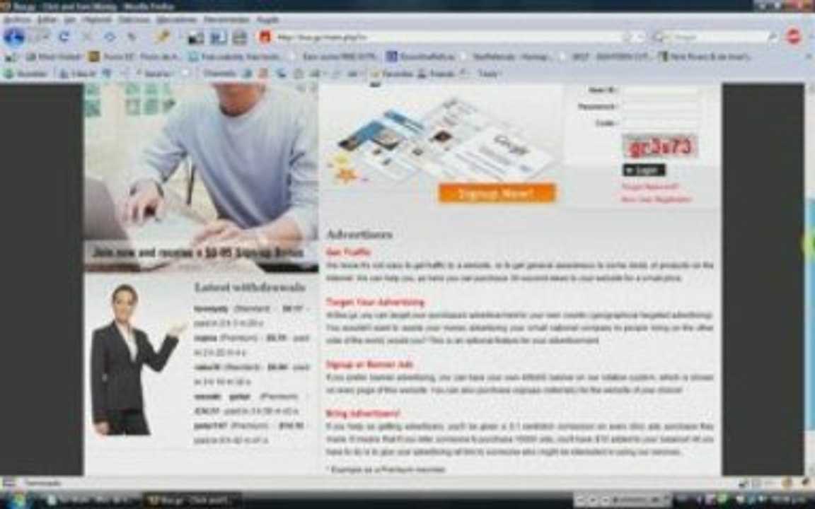 PTC (Paid to Click) Guide To Success: #1 Spotting scam sites