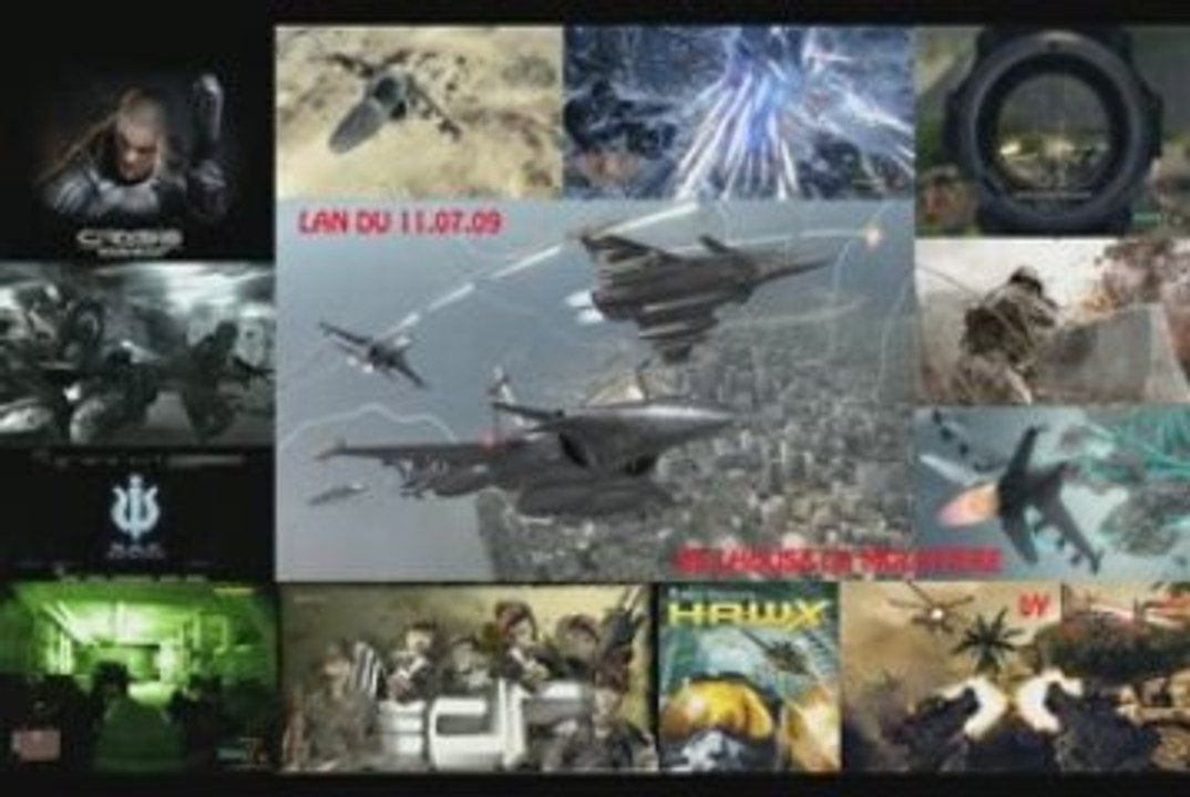 LLLDR SUMMER LAN 2009 - CRYSIS - HAWX - COD4 - LYON 69