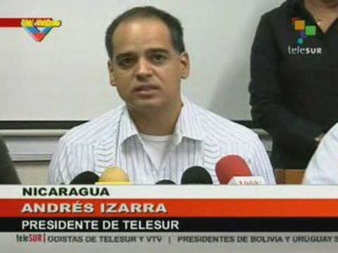 Periodistas Honduras Presidente TeleSUR Andrés Izarra