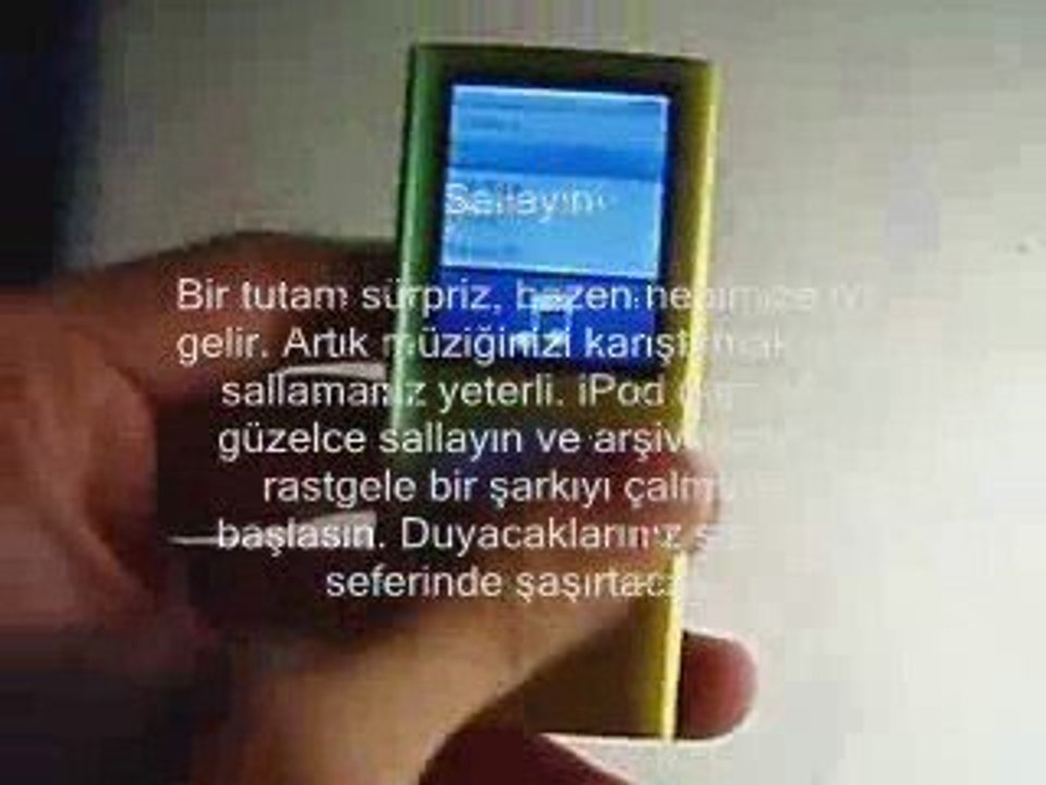 8GB Dokunmatik Tuş Takımı Scroll&Shake MP3/MP4 Media Player