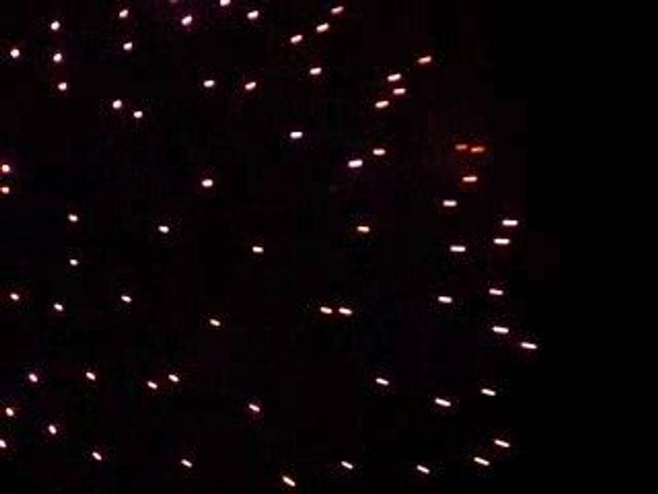 feu d'artifice uchaud 2009 le 13 juillet