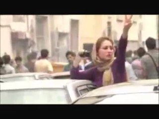 Iran Juin-Juillet  2009._ Chant des partisans