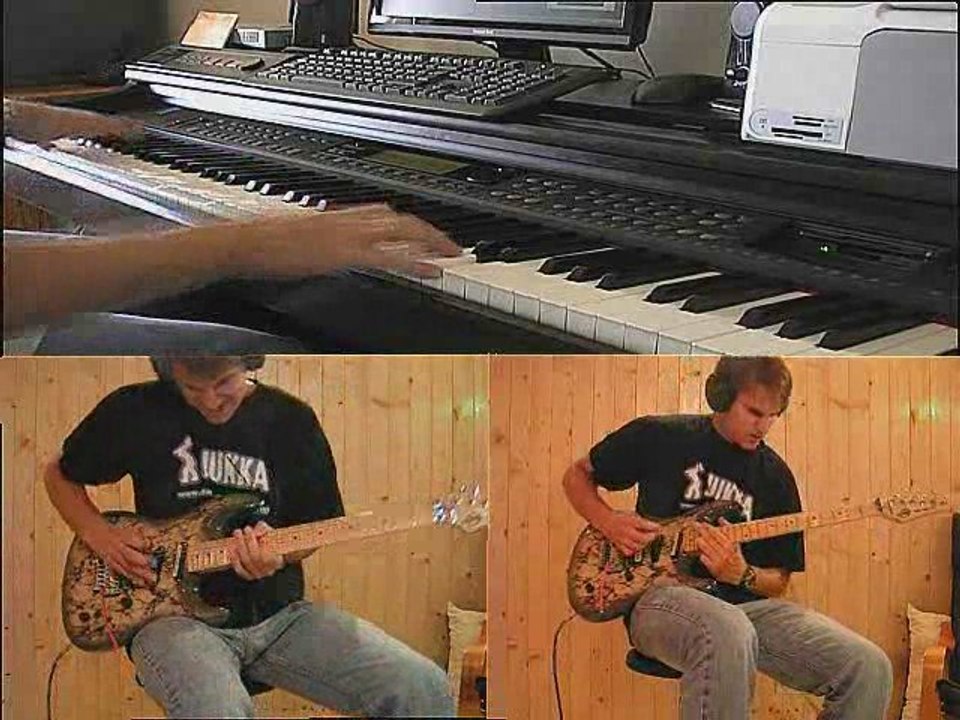 PIANO rock impro en duo avec jukka1987