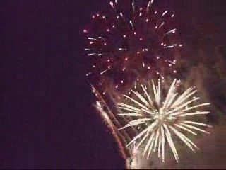 Le 13 juillet 2013, feux d'artifice aux Avenières