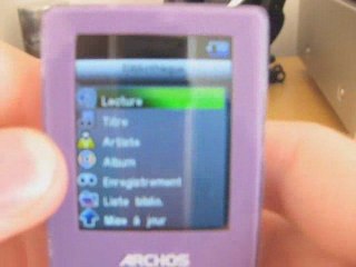 Vidéo du test de l'Archos 2 (GenerationMP3)