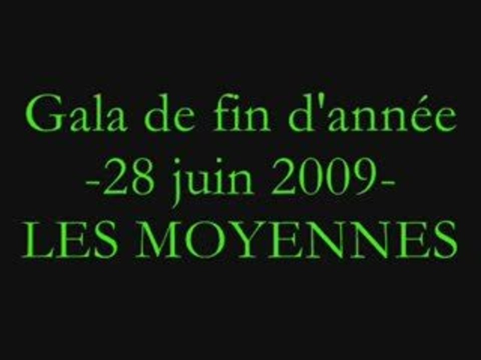 girls band gala de fin d'année 2009 vieux-condé