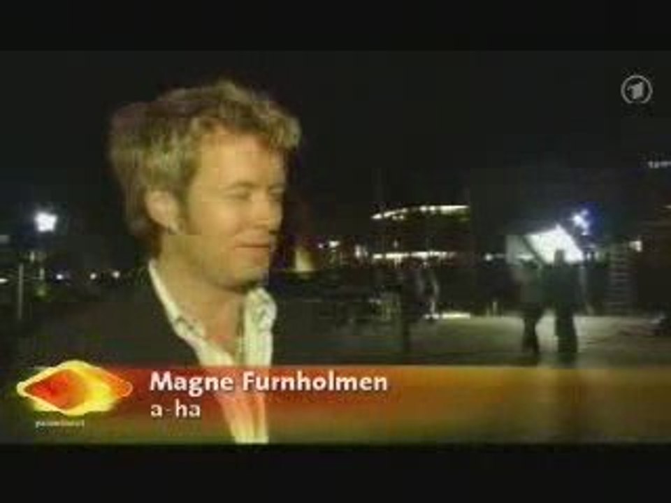 A-ha-Making of new a-ha Video Foot of the mountain - Brisant