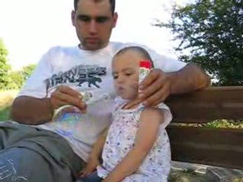 Je fais des bulles!