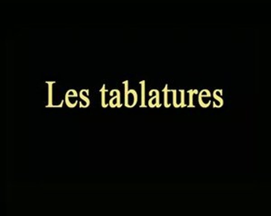 les-tablatures