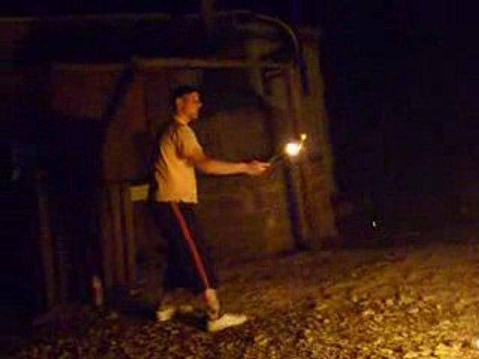 Damien cracheur de feu