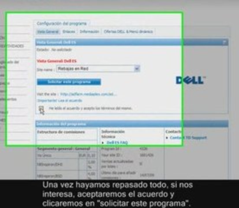 Trabajar desde Internet (VIII) - Panel control TradeDoubler