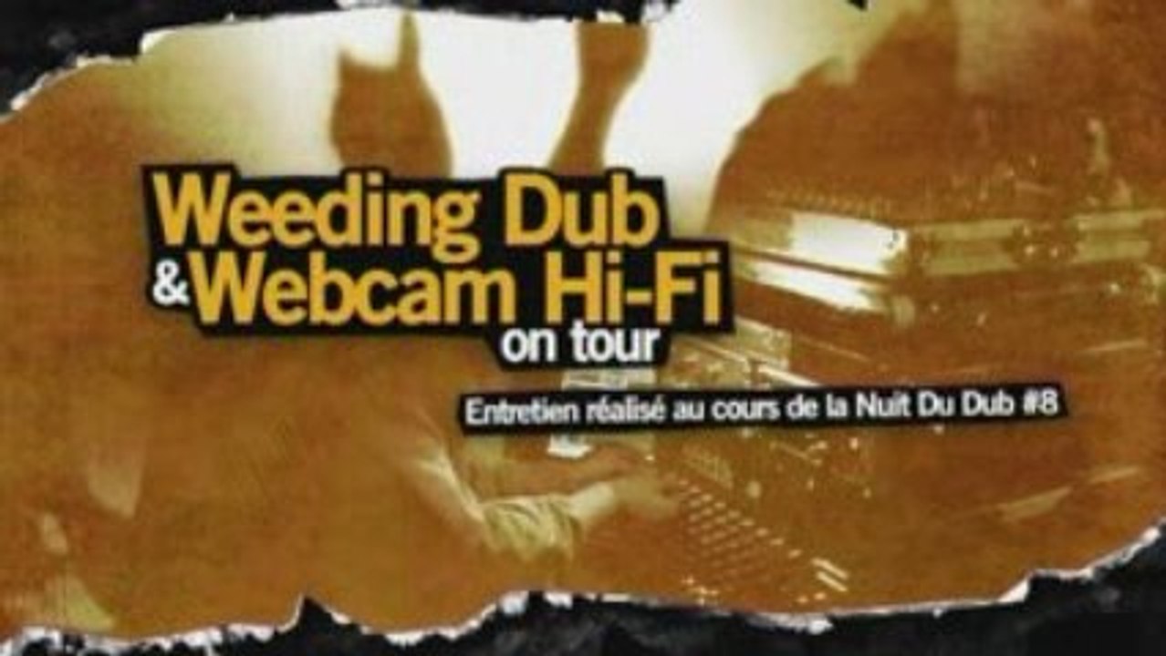 Weeding Dub & Webcam Hi-Fi on tour