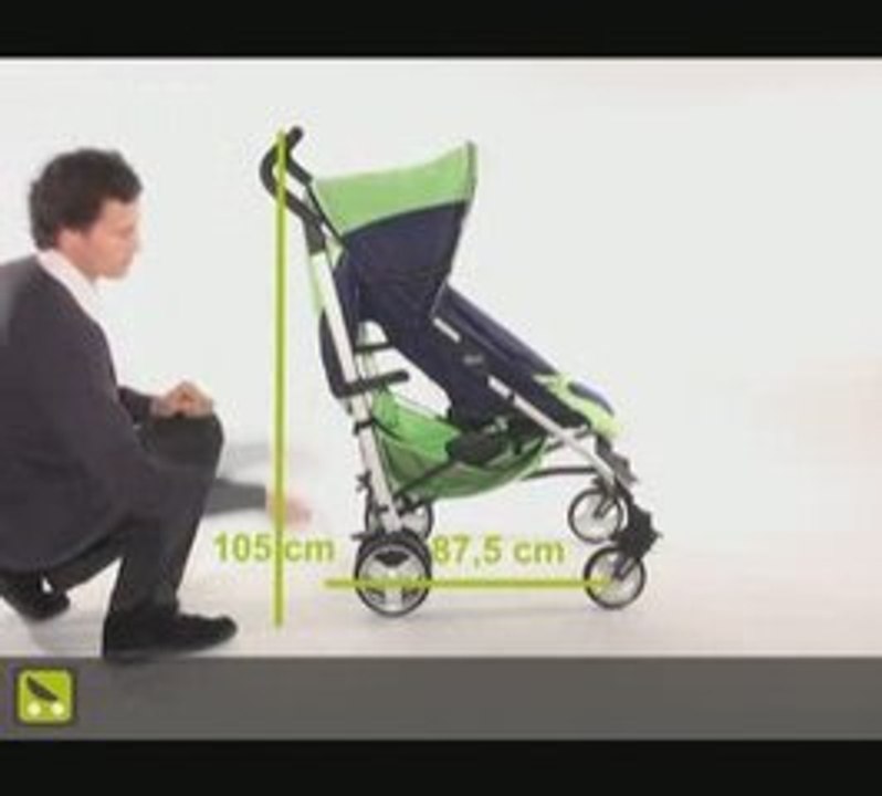 Poussette-Magazine : dépliage de la Chicco Lite Way