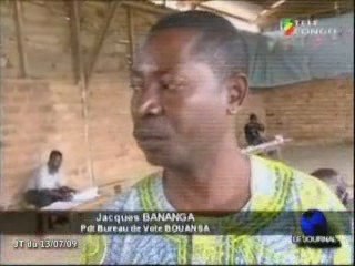Le scrutin présidentiel dans la Bouénza