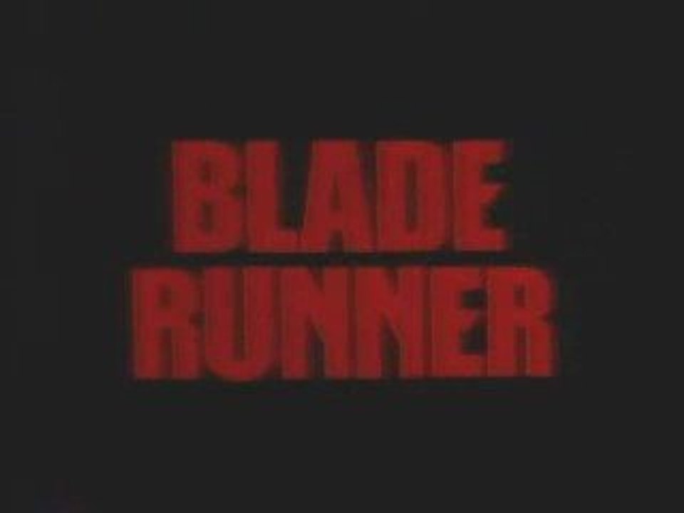 Blade Runner trailer 1982