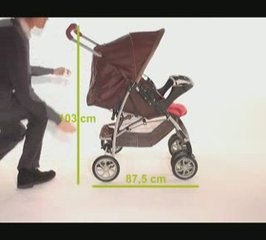 Poussette-Magazine : dépliage de la Graco Mirage Plus