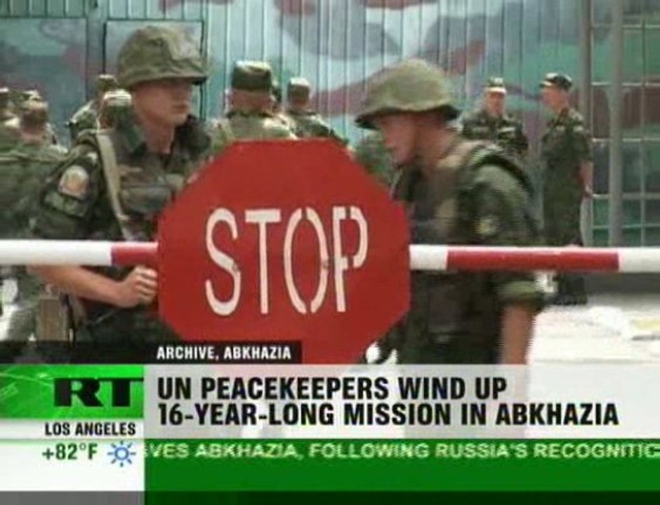 UN peacekeepers leave Abkhazia