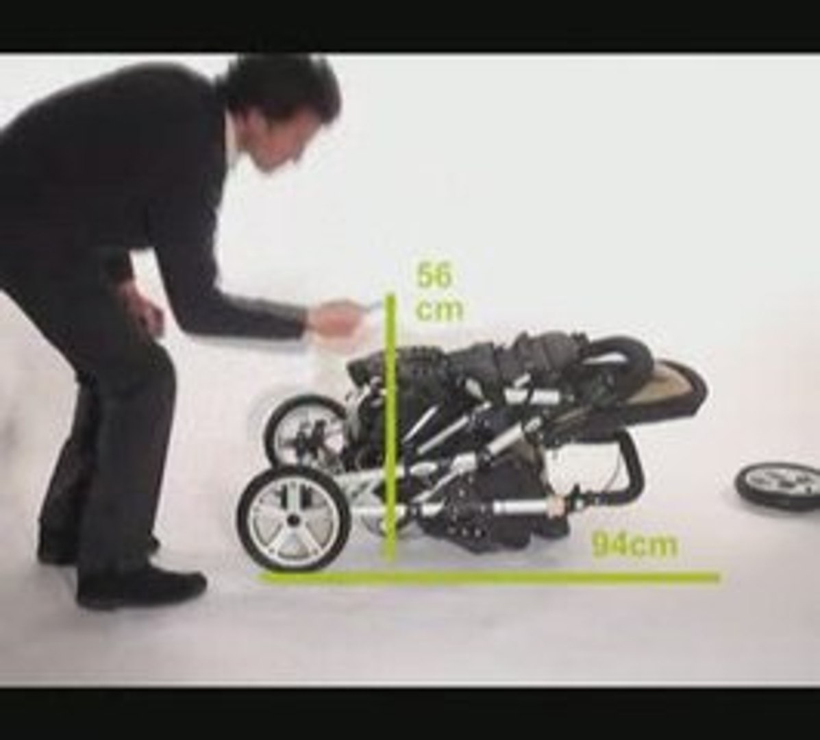 Poussette-Magazine : pliage de la Jané Powertwin - Vidéo Dailymotion