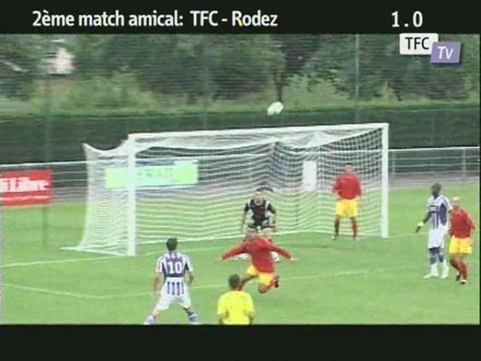 Résumé du match amical TFC- Rodez