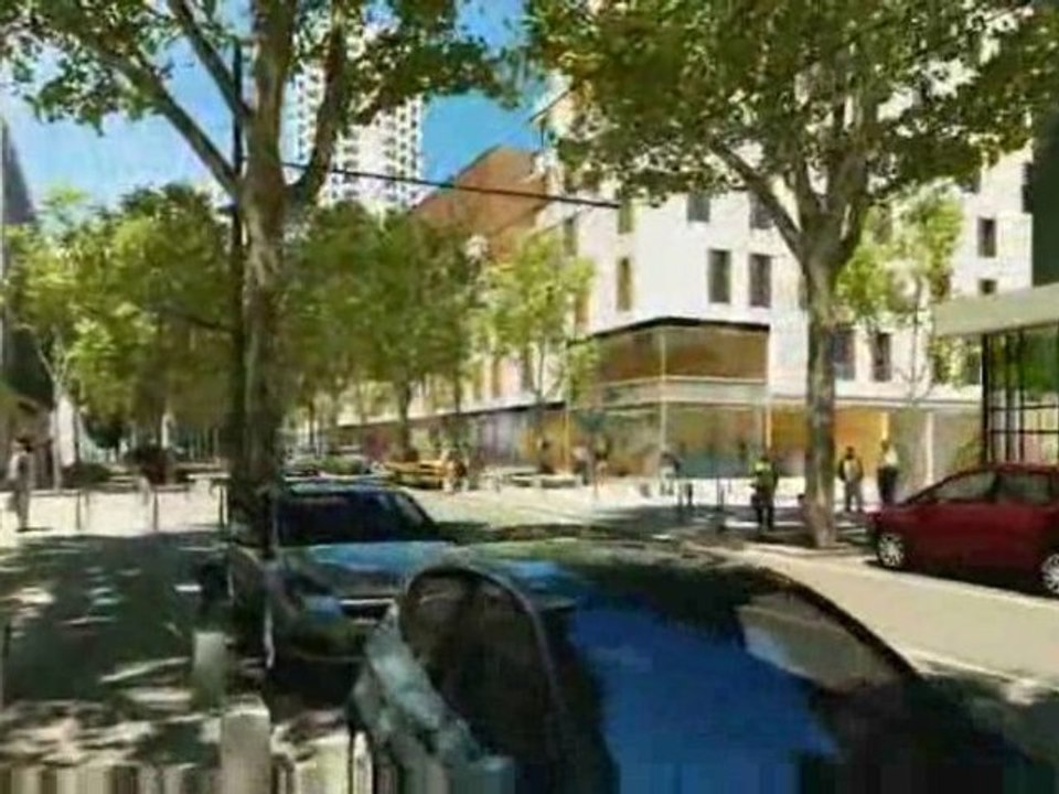 L'avenue du Plateau en 2012