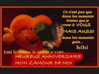 joyeux anniversaire mon Juju