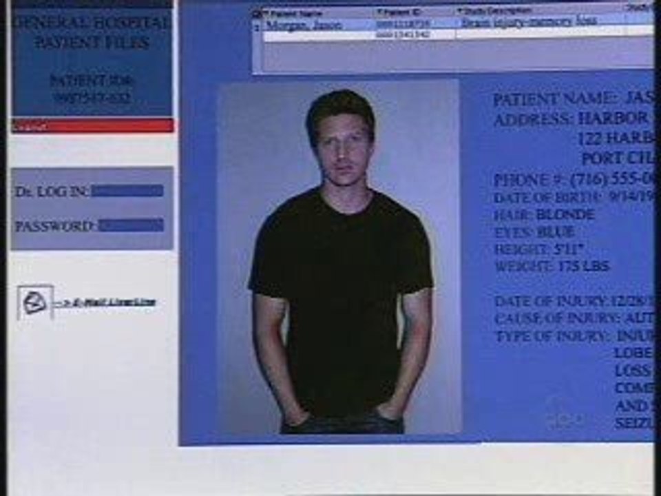 General hospital October 31 2005 Jason Sam Robin