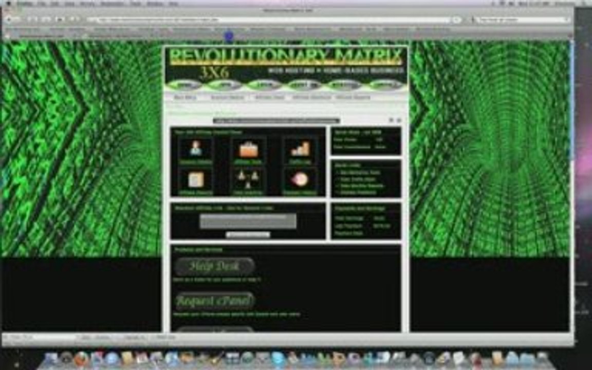 Online Business Opportunity Revolutionary Matrix Web Hosting